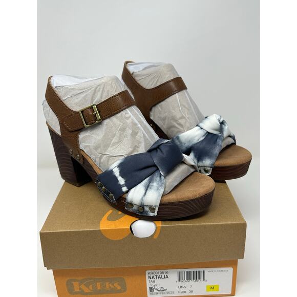 NIB Korks Natalia Size 7 Sandals - Picture 5 of 12